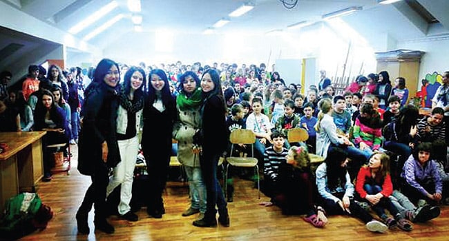 Last day of EDISON project internship, with students from Gymnázium Šlapanice