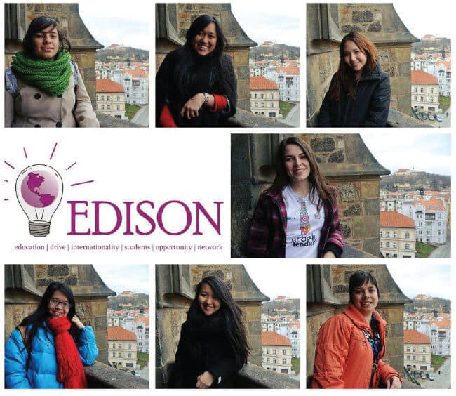 Some of the interns of the EDISON project in Brno, Czech Republic