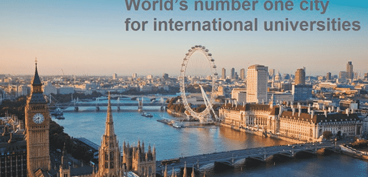 London revealed as the world’s number one city for international universities